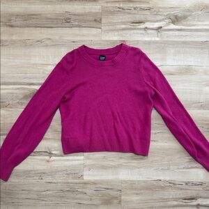 GAP Fuchsia Knit Sweater